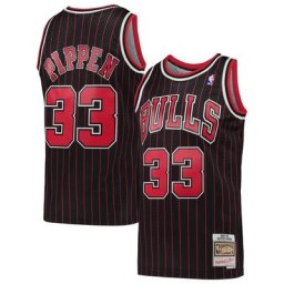 Chicago Bulls Scottie Pippen Hardwood Classics 1995-96 Alternate Swingman Jersey par Mitchell & Ness - Hommes