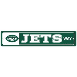 Plaque de rue New York Jets 3,75"""" x 19