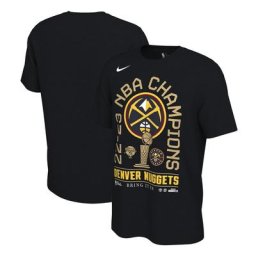 Denver Nuggets Nike NBA Finals 2023 Celebration Locker Room T-Shirt - Hommes