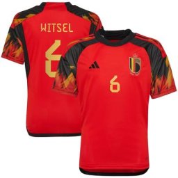 Belgique Maillot Domicile 2022 - Enfants avec flocage Witsel 6