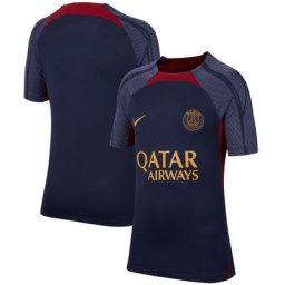 Maillot d'entraînement PSG Nike Strike Domicile 23/24 - Bleu - Enfant