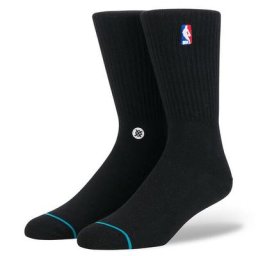 NBA Logoman Crew II Sock - Black - Mens - Homme Taille: L