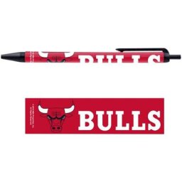 Stylo Chicago Bulls - Paquet de 5 - unisexe Taille: One Size Only
