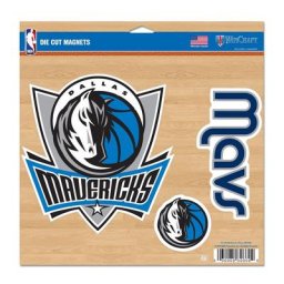 Ensemble d'aimants Dallas Mavericks 11 x 11 - unisexe Taille: One Size Only