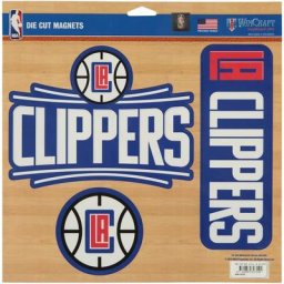 Ensemble d'aimants Los Angeles Clippers 11x11 - unisexe Taille: One Size Only