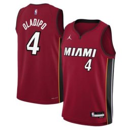 Miami Heat Jordan Statement Edition Swingman Jersey 22 - Rouge - Victor Oladipo - Junior - unisexe Taille: S (8)