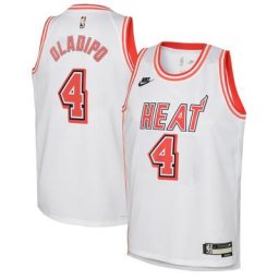Miami Heat Nike Classic Edition Swingman Jersey - Personnalisé - Blanc - Victor Oladipo - Junior - unisexe Taille: S (8)