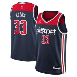 Washington Wizards Jordan Statement Edition Swingman Jersey 22 - Marine - Kyle Kuzma - Junior - unisexe Taille: L (14/16)