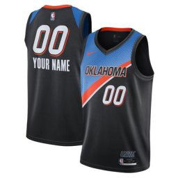 Maillot Oklahoma City Thunder Nike City Edition Swingman - Personnalisé - Jeunes - 2020 - unisexe Taille: S (8)