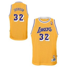 Maillot Swingman Home Hardwood Classics Magic Johnson Los Angeles Lakers - Jeunes - unisexe Taille: S (8)