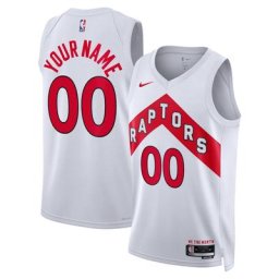 Toronto Raptors Maillot Nike Association Swingman - Personnalisé - Unisexe - Homme Taille: M