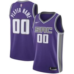 Sacramento Kings Nike Icon Swingman Maillot d'équipe de NBA - Custom - Jeunes - Homme Taille: S (8)