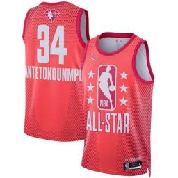 Maillot Nike Jordan NBA Swingman - Rouge salsa/Very Berry - Giannis Antetokounmpo - Homme - Homme Taille: M