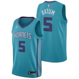 Charlotte Hornets Jordan Icon Swingman Maillot d'équipe de NBA - Nicolas Batum pour Homme - Homme Taille: XL