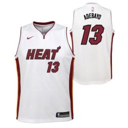 Miami Heat Nike Association Swingman Maillot d'équipe de NBA - Bam Adebayo - Jeunes - Homme Taille: S (8)