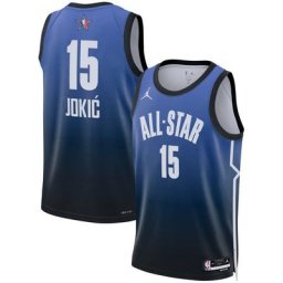 Maillot NBA Nike Team 1 Nike All-Star 2023 Swingman - Bleu - Nikola Jokić - Homme - Homme Taille: L