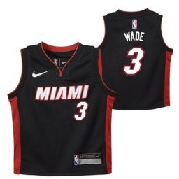 Miami Heat Nike Icon Replica Maillot d'équipe de NBA - Dwayne Wade - Enfants - Homme Taille: M (5/6)