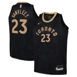 Toronto Raptors Nike City Edition Swingman Maillot 22 - Noir - Fred VanVleet - Jeunes - unisexe Taille: M (10/12)