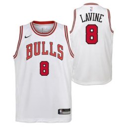 Chicago Bulls Nike Association Swingman Maillot d'équipe de NBA - Zach Lavine - Jeunes - Homme Taille: S (8)