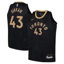 Toronto Raptors Nike City Edition Swingman Maillot 22 - Noir - Pascal Siakam - Jeunes - unisexe Taille: XL (18/20)