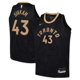 Toronto Raptors Nike City Edition Swingman Maillot 22 - Noir - Pascal Siakam - Jeunes - unisexe Taille: S (8)