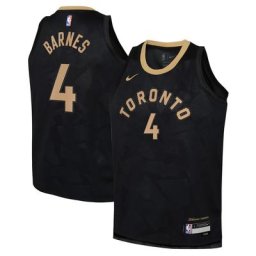 Toronto Raptors Nike City Edition Swingman Maillot 22 - Noir - Scottie Barnes - Jeunes - unisexe Taille: M (10/12)
