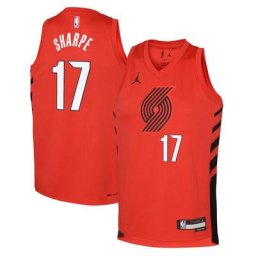 Portland Trail Blazers Jordan Statement Edition Swingman Jersey 22 - Rouge - Shaedon Sharpe - Junior - unisexe Taille: S (8)