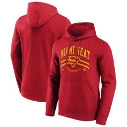Sweat capuche Miami Heat DC Superman Basketball Graphique - Homme - Homme Taille: XL