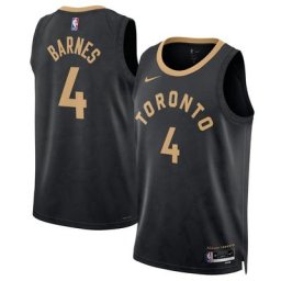 Toronto Raptors Nike City Edition Swingman Maillot 22 - Noir - Scottie Barnes - Unisexe - Homme Taille: M