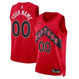 Toronto Raptors Maillot Nike Icon Swingman - Personnalisé - Unisexe - Homme Taille: M