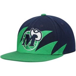 MNC MAVS BLEU VERT NBA MNC HWC SHARKTOOTH SNAPBACK HATMENSNP - Homme Taille: OSFA