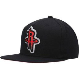 Casquette Snapback Houston Rockets Hardwood Classics Pop Mitchell & Ness pour homme, noir - Homme Taille: OSFA