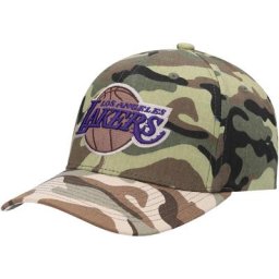 MNC LAKERS CAMO NBA HOL 21 MNC WOODLAND DESERT STRETCH SNAPBACK HATMENSNP - Homme Taille: OSFA