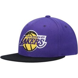 Mitchell & Ness Casquette Snapback Los Angeles Lakers Hardwood Classics Bandana Undervisor pour homme violet - Homme Taille: OSFA