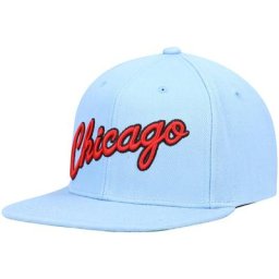 Casquette Snapback Chicago Bulls Hardwood Classics Core Snapback bleu clair pour homme Mitchell & Ness - Homme Taille: OSFA