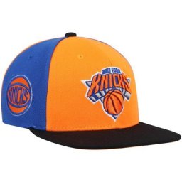 MNC KNICKS ORNGE BLAC NBA MNC ON THE BLOCK SNAPBACK HATMENSNP - Homme Taille: OSFA