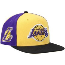 MNC LAKERS OR NOIR NBA MNC ON THE BLOCK SNAPBACK HATMENSNP - Homme Taille: OSFA