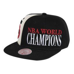 Houston Rockets Mitchell & Ness Hardwood Classics 75th Canal World Champions Casquette Snapback - unisexe Taille: OSFT