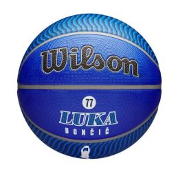 Ballon de basket extérieur Dallas Mavericks Wilson NBA Joueur - Taille 7 - Luka Doncic - unisexe Taille: 7