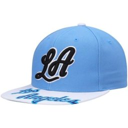 Casquette pour homme Mitchell & Ness x Lids Powder Blue/White Hardwood Classics Reload 3.0 Snapback - Homme Taille: OSFA