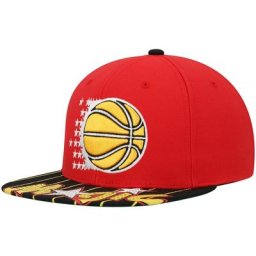 Casquette Snapback Orlando Magic Hardwood Classics Reload 3.0 de Mitchell & Ness x Lids pour homme, rouge/noir - Homme Taille: OSFA