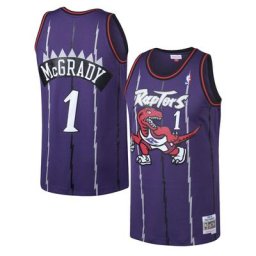 Maillot Toronto Raptors McGrady Hardwood Classics Road Swingman par Mitchell & Ness - Homme - Homme Taille: 2XL