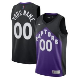 Toronto Raptors Nike Earned Edition Swingman Maillot - Personnalisé - Homme - Homme Taille: S