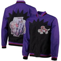 Manteau d'échauffement du 75e anniversaire des Toronto Raptors Mitchell & Ness - Hommes - Homme Taille: S