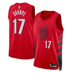 Portland Trail Blazers Jordan Statement Edition Swingman Jersey - Rouge - Shaedon Sharpe - Unisexe - Homme Taille: XL
