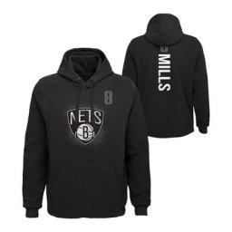 Sweat à capuche avec nom et numéro Brooklyn Nets - Patty Mills - Homme - Homme Taille: 3XL