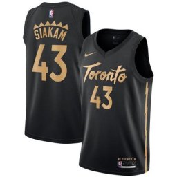 Toronto Raptors Nike City Edition Swingman Jersey - Pascal Siakam - Mens - Homme Taille: L