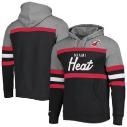 Sweat à capuche Miami Heat Mitchell & Ness Head Coach - Homme - Homme Taille: 2XL