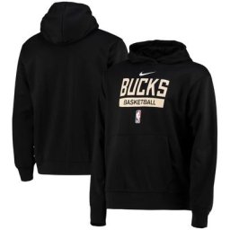 Sweat à capuche Nike Spotlight Fleece des Milwaukee Bucks - Homme - Homme Taille: 2XL