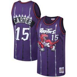 Maillot pour homme Mitchell & Ness Vince Carter Violet Toronto Raptors Big & Tall Hardwood Classics - Homme Taille: 2XT